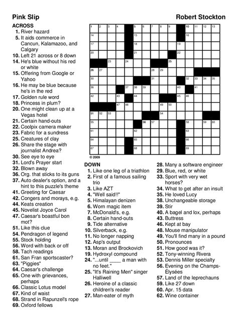 Fun Easy Crossword Puzzles For Seniors 101 Activity