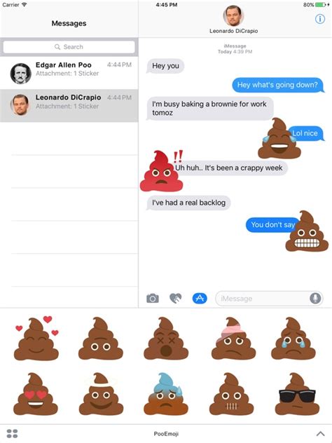 Poo Emoji Cute Animated Poop Emoji Stickers Apprecs