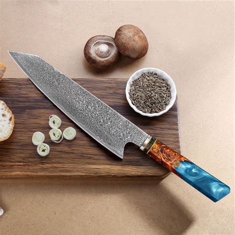 Kd Japanese Style Vg10 Cored Damascus Steel Kiritsuke Chef Knife