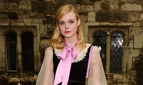 Elle Fanning Debuts Bold New Pink Hair Hello