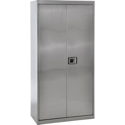 Sandusky Buddy Stainless Steel Storage Cabinet — 36inw X 18ind X 72in