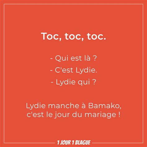 Blague Toc Toc Toc Qui Est La - Communauté MCMS