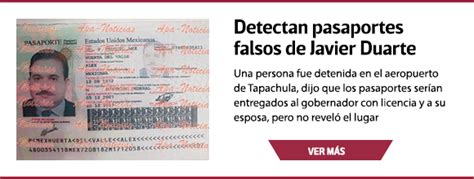 Libre El Hombre Que Traía Pasaportes Falsos De Javier Duarte Excélsior