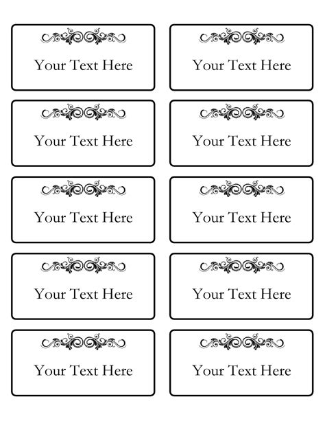 Free Editable Name Tags Printable Create Free Labels That You Can Print On Printer Paper Or