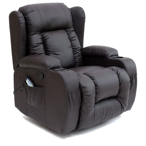 Maybe you would like to learn more about one of these? CAESAR 10 IN 1 WINGED LEATHER RECLINER CHAIR ROCKING ...