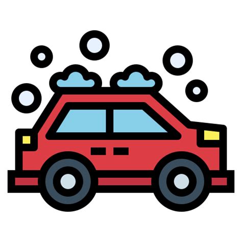 Vector Car Wash Bubbles Icons Kamrantuf