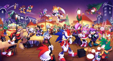 Merry Christmas By Drawloverlala On Deviantart Sonic Sonic The