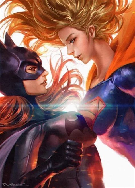 Batgirl Vs Supergirl Who Wins Arte Dc Comics Arte S Per H Roe Y C Mics