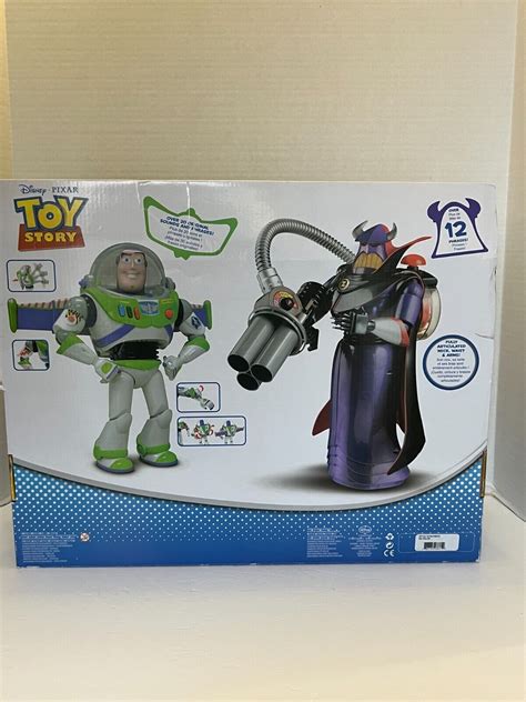 Disney Pixar Toy Story Buzz Lightyear And Emperor Zurg Talking Action