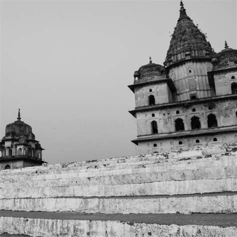 Morning View Of Royal Cenotaphs Chhatris Of Orchha Madhya Pradesh