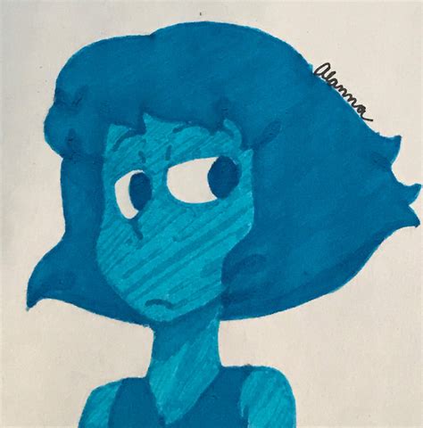 lapis drawing using one marker steven universe amino