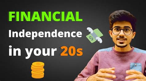 How To Achieve Financial Independence In Your 20s By Ali Solanki Youtube