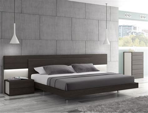 Browse a variety of styles including solid wood, rustic & modern upholstered king size bedroom furniture collections. J & M Maia Wenge Premium Queen Platform Bed with Headboard ...