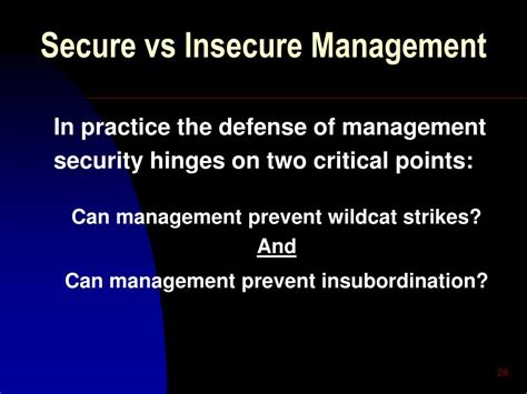Ppt Management And Union Security Powerpoint Presentation Free