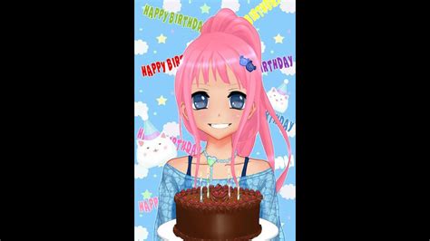 Cards birthday ecards, birthday greetings cards, birthday wishes. ♥ Anime Happy Birthday Card Maker ♥ - YouTube