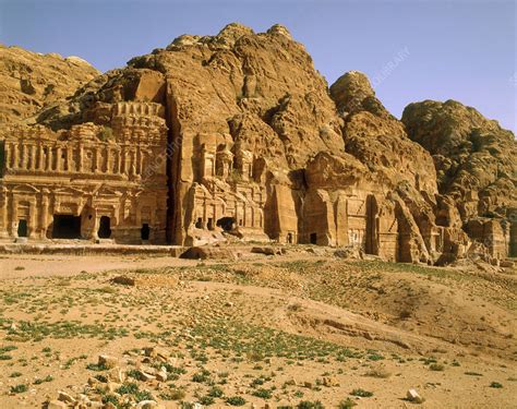 Ruins Of Petra Jordan Stock Image C0047931 Science Photo Library