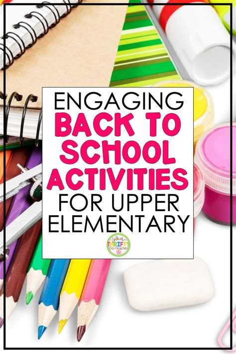 Back To School Activities Your Thrifty Co Teacher Back To School