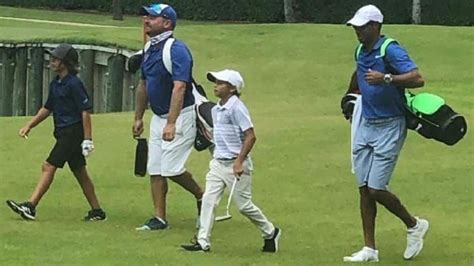 Tiger Woods Son Charlie Dominates Nine Hole Golf Tournament With His