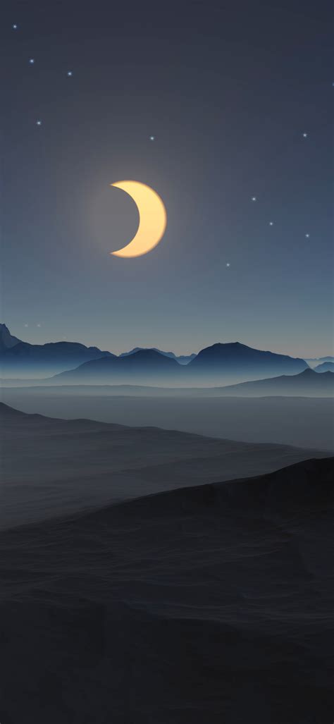1080x2340 4k Artistic Desert Night Mountains 1080x2340 Resolution