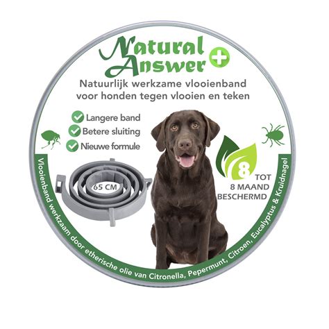 Natuurlijke Vlooien En Tekenband Plus Voor Honden Natural Answer