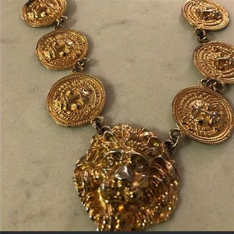 Versace Jewelry Vintage Versace Lion Head Chain Poshmark