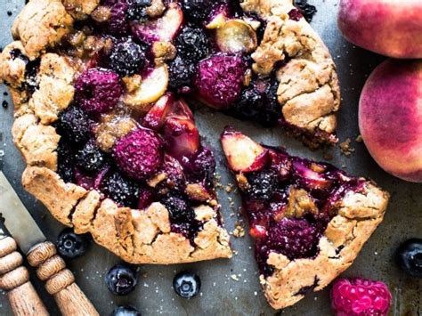 Rustic Berry Paraguayo Galette With Rhubarb Vegan Vegan Dessert