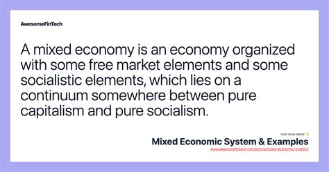 Mixed Economic System And Examples Awesomefintech Blog