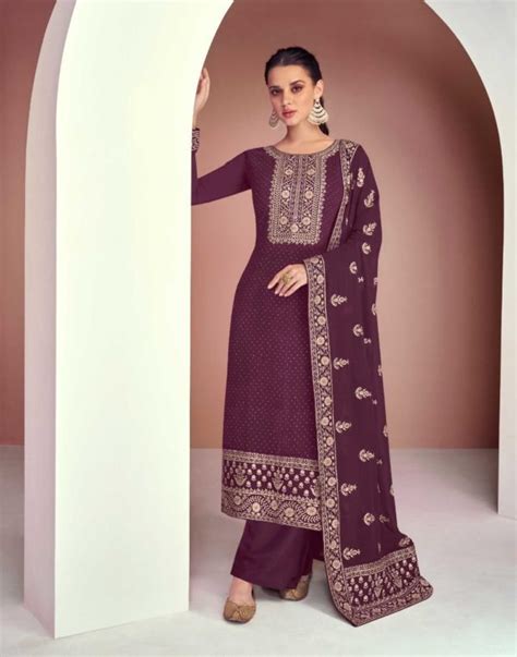 Gulkayra Dimple 7177 Real Georgette With Embroidery Suit The Indian