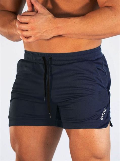 men s slim fit gym shorts