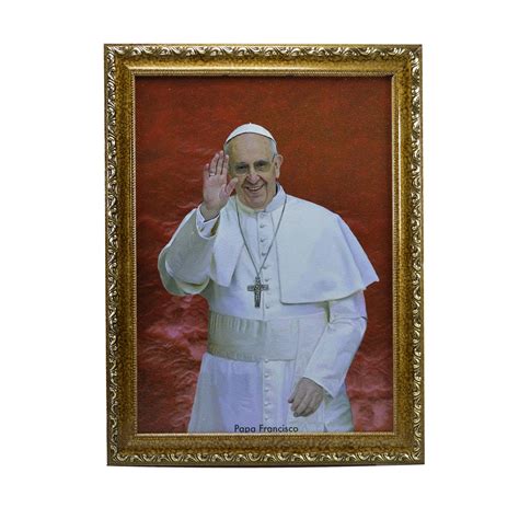 Quadro - Papa Francisco ( 46,5 x 36,5 ) - Procade Artigos ...