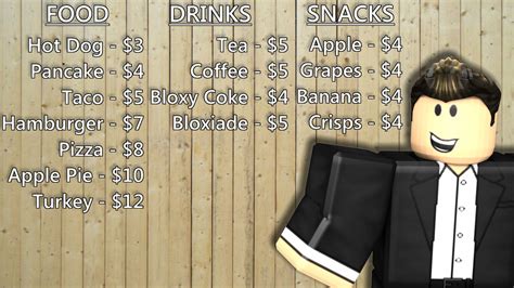 Use bloxburg menu and thousands of other assets to build an immersive game or experience. Roblox Bloxburg Cafe Menu | Free Robux In Android