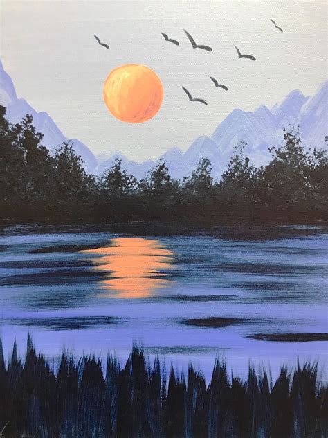 Cool Summer Nights At Pinots Palette Is The Perfect Painting To