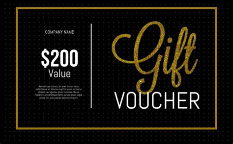 Gift Voucher Gift Card Email Template