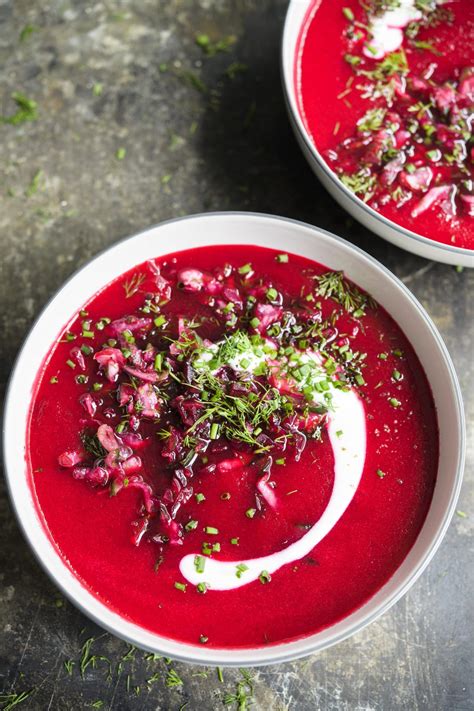 Polish Chilled Beet Soup Chlodnik Recipe Beet Soup Beets Soup