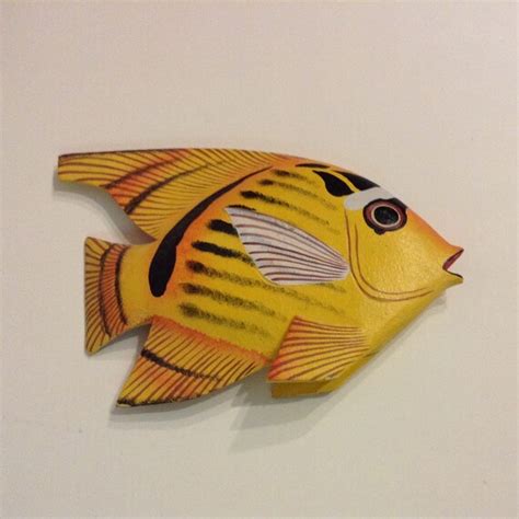 Tropical Wooden Fish By Caribbeanstuff On Etsy