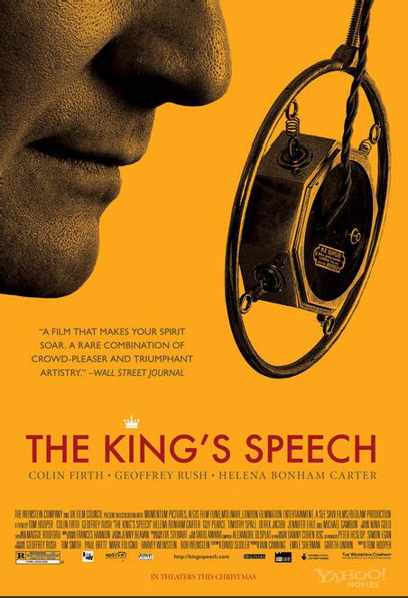 The story of king george vi, his impromptu ascension to the throne of the british empire in 1936, and the speech therapist who helped the unsure monarch overcome his stammer. New Poster for 'The King's Speech' Keeps it Simple