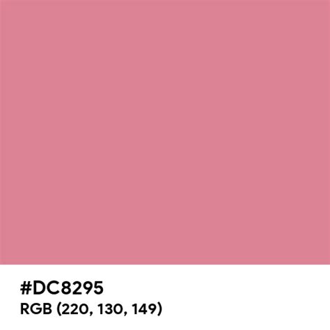 Pale Ruby Color Hex Code Is Dc8295