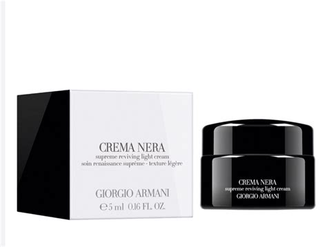 Giorgio Armani Crema Nera Extrema 5ml Beauty And Personal Care Face