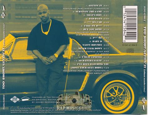 Too Short Getting It Album Number 10 Cd Rap Music Guide