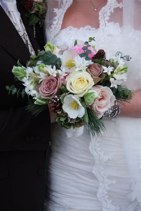 The Flower Magician Winter Vintage Wedding Bouquet