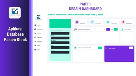 Part Desain Dashboard Aplikasi Sederhana Data Pasien Klinik