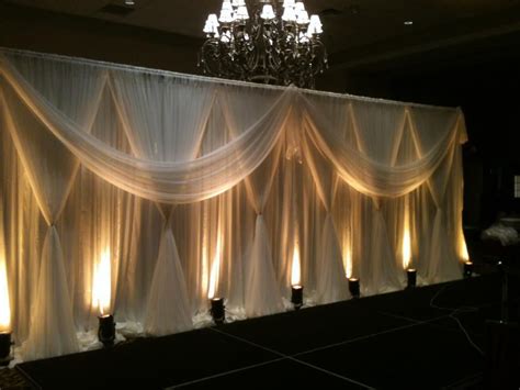 3 Layer Backdrop Weddingbackdrop Fabricbackdrop Pipeanddrape