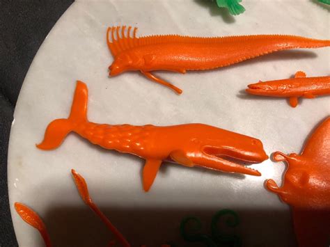 1968 Mpc Plastic Cereal Premium Deep Sea Creatures Monsters Fish Lot Ebay