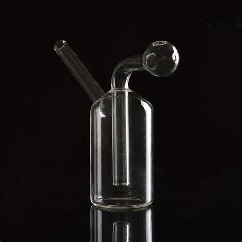 Glass Oil Burner Water Bong Pyrex Glass Oil Burner Pipes Thick Clear Pipe Small Bubbler Bong