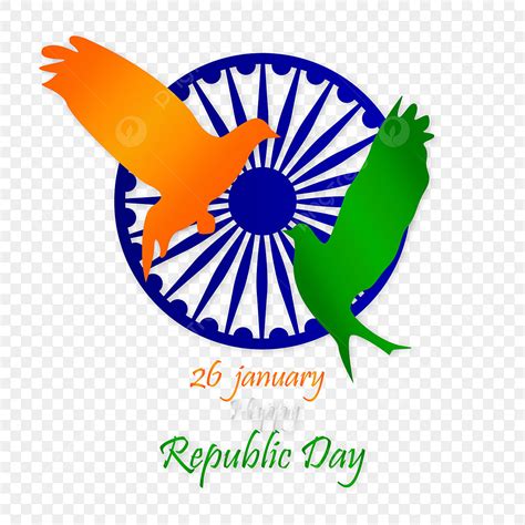 26 Jan Happy Republic Day PNG Vector PSD And Clipart With