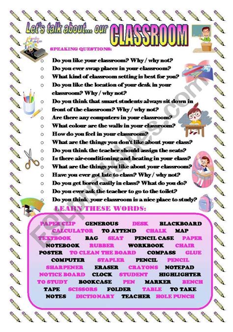 I Prepared A New Worksheet To Make Students Talk About The Topic Of Our