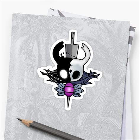 Hollow Knight Crest Sticker Sticker By Spryoldman Redbubble
