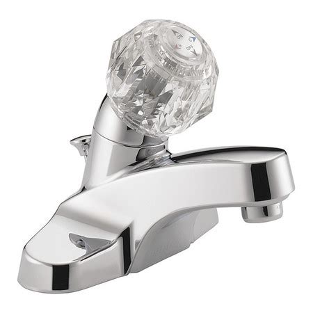 The single handle faucets usually use valve cartridges. Delta Single, Handle Bathroom Faucet P188621LF | Zoro.com