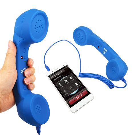 Kebidumei 35mm Retro Telephone Handset Radiation Proof Adjustable Tone