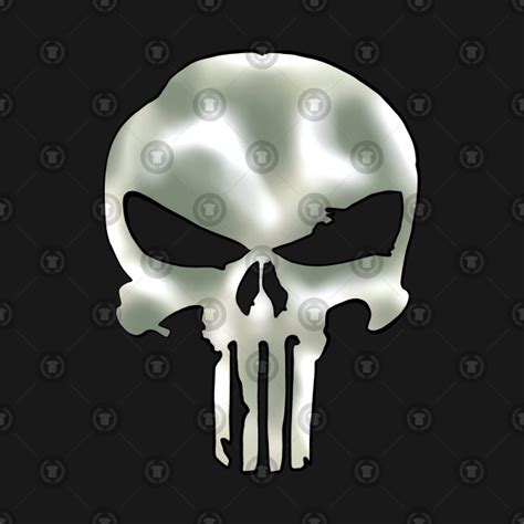 White Punisher Skull Punisher Long Sleeve T Shirt Teepublic